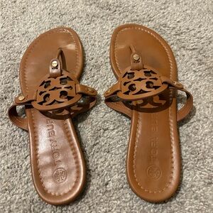 Tory Burch Tan Leather Sandals
